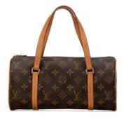 Louis Vuitton Vintage Pre-owned Canvas handvskor Brown, Dam