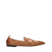 Pomme D'or Elegant läderballerina i toffee Brown, Dam