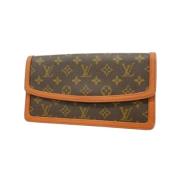 Louis Vuitton Vintage Pre-owned Tyg louis-vuitton-vskor Brown, Dam