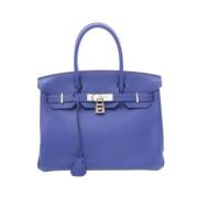 Hermès Vintage Pre-owned Laeder handvskor Blue, Dam