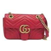 Gucci Vintage Pre-owned Laeder gucci-vskor Red, Dam