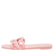 Gucci Vintage Pre-owned Gummi lgskor Pink, Dam