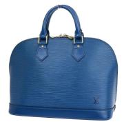 Louis Vuitton Vintage Pre-owned Laeder louis-vuitton-vskor Blue, Dam