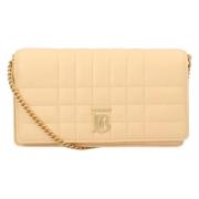 Burberry Laeder crossbodyvskor Beige, Dam