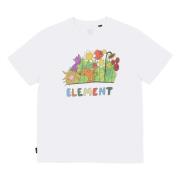 Element Lctxe Sniffing The Flowers T-shirt White, Herr