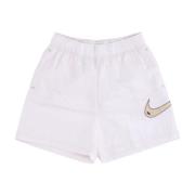 Nike Hög midja vävd sportshorts Phantom White, Dam