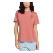 Volcom LÅS DET UPP T-shirt Pink, Dam