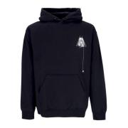 HUF Herr Tangled Webs Svart Hoodie Black, Herr