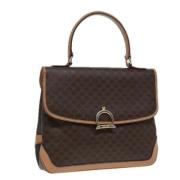 Celine Vintage Pre-owned Laeder handvskor Brown, Dam