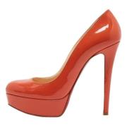 Christian Louboutin Pre-owned Pre-owned Laeder klackskor Orange, Dam