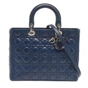 Dior Vintage Pre-owned Laeder dior-vskor Blue, Dam