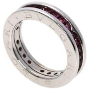 Bvlgari Vintage Pre-owned Vitt guld ringar Gray, Dam