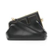 Fendi Vintage Pre-owned Laeder fendi-vskor Black, Dam