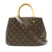 Louis Vuitton Vintage Pre-owned Canvas louis-vuitton-vskor Brown, Dam