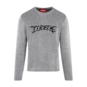 032c Svart Sweatshirt Höj Stil Aw24 Gray, Herr