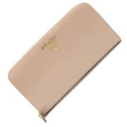 Prada Vintage Pre-owned Laeder plnbcker Beige, Dam