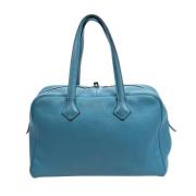 Hermès Vintage Pre-owned Laeder handvskor Blue, Dam