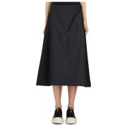 Marni Bred Midi Kjol Black, Dam