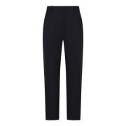 N21 Svart Stretch Ullblandade Korta Byxor Black, Dam