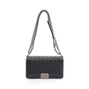 Chanel Vintage Pre-owned Canvas chanel-vskor Black, Dam