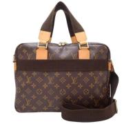 Louis Vuitton Vintage Pre-owned Tyg louis-vuitton-vskor Brown, Dam