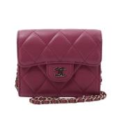 Chanel Vintage Pre-owned Laeder chanel-vskor Pink, Dam