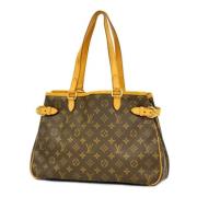 Louis Vuitton Vintage Pre-owned Tyg louis-vuitton-vskor Brown, Dam