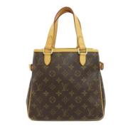 Louis Vuitton Vintage Pre-owned Tyg louis-vuitton-vskor Brown, Dam