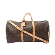 Louis Vuitton Vintage Pre-owned Tyg louis-vuitton-vskor Brown, Dam