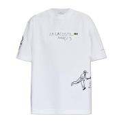 Lacoste T-shirt med logotyp White, Unisex