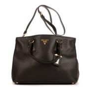 Prada Vintage Pre-owned Laeder handvskor Black, Dam