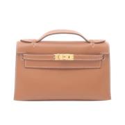 Hermès Vintage Pre-owned Canvas handvskor Brown, Dam