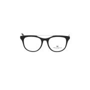 Frankie Morello Geometrisk Wayfarer Glasögon Black, Herr