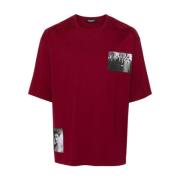 Undercover Casual Bomull Jersey T-shirts och Polos Red, Herr