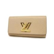 Louis Vuitton Vintage Pre-owned Tyg plnbcker Beige, Dam