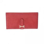 Hermès Vintage Pre-owned Laeder plnbcker Red, Dam