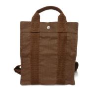 Hermès Vintage Pre-owned Canvas handvskor Brown, Dam