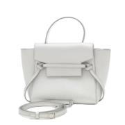 Celine Vintage Pre-owned Laeder handvskor White, Dam