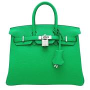 Hermès Vintage Pre-owned Laeder handvskor Green, Dam