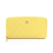 Chanel Vintage Pre-owned Canvas plnbcker Yellow, Dam