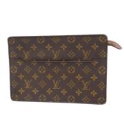 Louis Vuitton Vintage Pre-owned Tyg louis-vuitton-vskor Brown, Dam