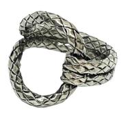 Bottega Veneta Vintage Pre-owned Silver ringar Gray, Unisex