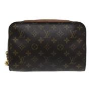 Louis Vuitton Vintage Pre-owned Canvas kuvertvskor Brown, Dam