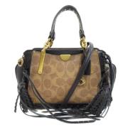 Coach Pre-owned Pre-owned Plast handvskor Brown, Dam