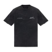 Amiri Tryckt T-shirt Gray, Herr