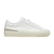 D.a.t.e. Vita Läder Sonica Sneakers White, Herr