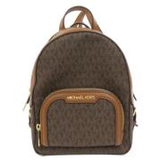 Michael Kors Pre-owned Pre-owned Plast ryggsckar Brown, Dam