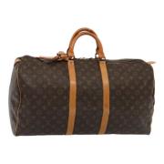 Louis Vuitton Vintage Pre-owned Canvas handvskor Brown, Dam