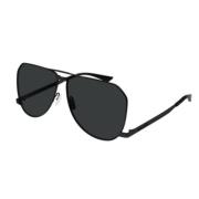 Saint Laurent Dust Läder Axelväska Black, Unisex