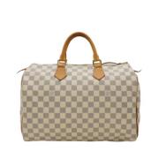 Louis Vuitton Vintage Pre-owned Canvas louis-vuitton-vskor White, Dam